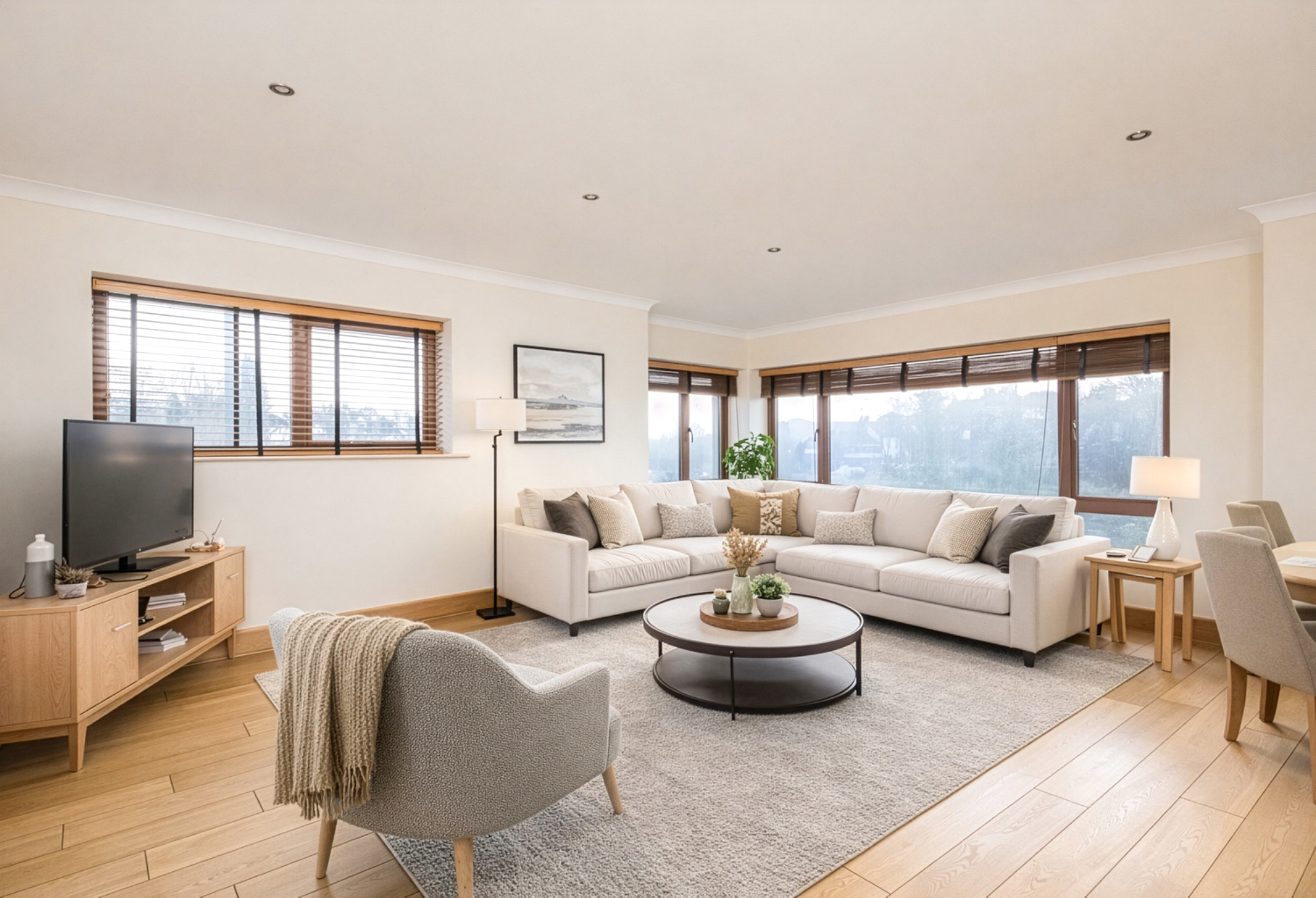 Room after virtual staging